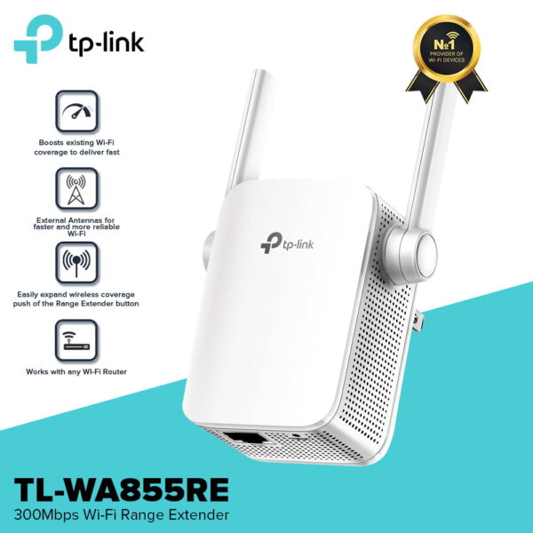 AP WIFI TP-LINK RANGE EXT. N300 TL-WA850RE - Image 4