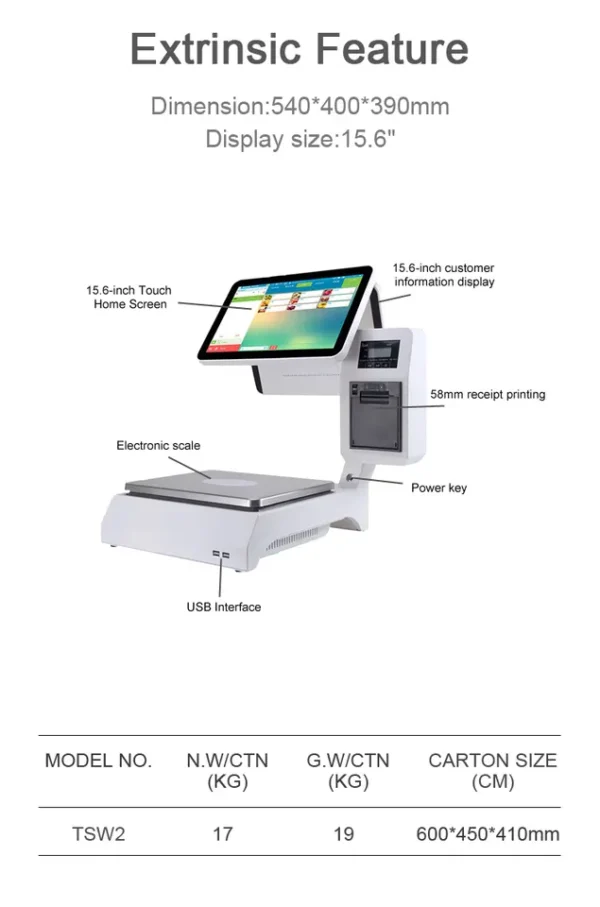 TOUSEI POS SYSTEM + BALANCO +IMPRESSORA - Image 3