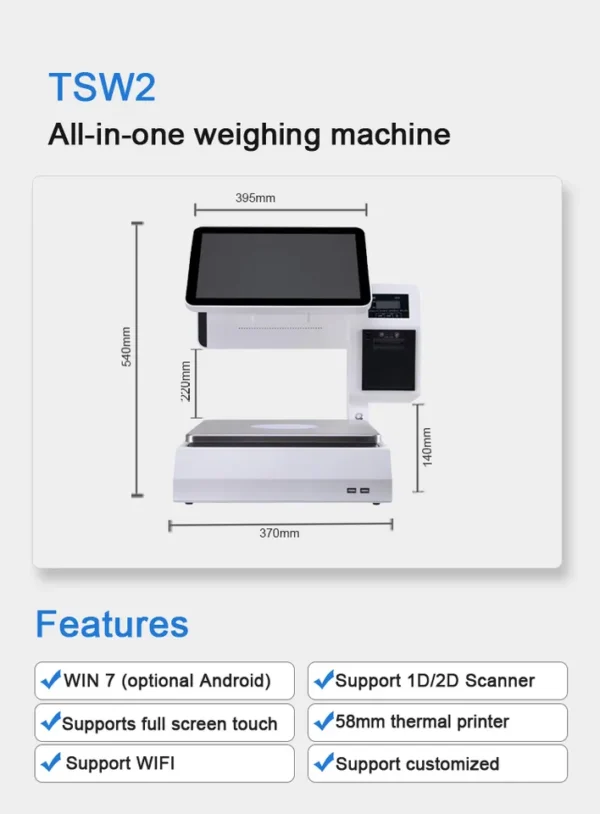 TOUSEI POS SYSTEM + BALANCO +IMPRESSORA - Image 2