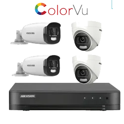 HIKV KIT ANALOGICO COLORVU DS- J142I/E04HGHI-B+2+2CAM
