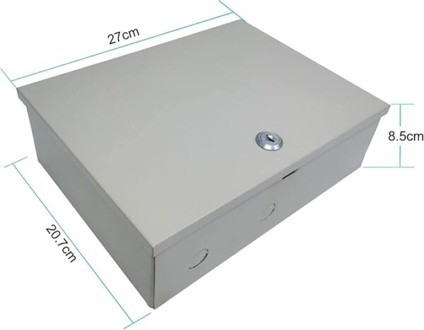 FONTE DE ALIMENTAÇÃO CCTV 12 V 10 A, BATERIA DE RESERVA, UPS, 9 CANAIS, COM FICHA CA PARA CÂMARA DE VIGILÂNCIA, CONTROLO DE ACESSOS, LED - Image 3