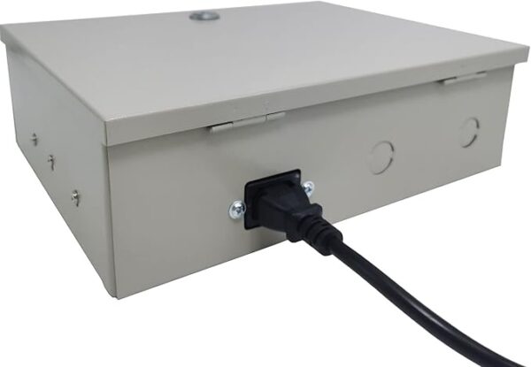 FONTE DE ALIMENTAÇÃO CCTV 12 V 10 A, BATERIA DE RESERVA, UPS, 9 CANAIS, COM FICHA CA PARA CÂMARA DE VIGILÂNCIA, CONTROLO DE ACESSOS, LED - Image 4