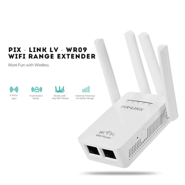 PIX-LINK WIFI REPEATER/ROUTER/AP MODEL LVWR09Q - Image 2