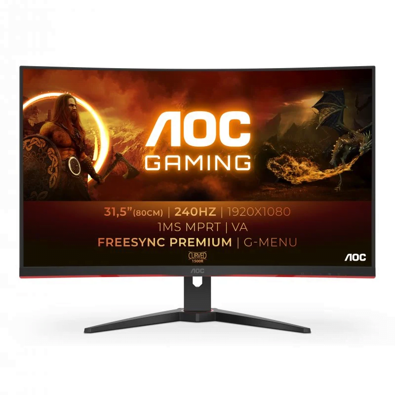 7,339円AOC ゲーミングモニター　31.5インチ　144Hz   1ms