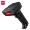LEITOR DE CODIGO DE BARRAS DELI E14953W SEM FIO PRETO