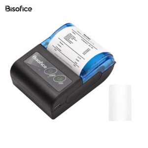 Bisofice Portátil Mini Bluetooth Recibo Térmico Printer