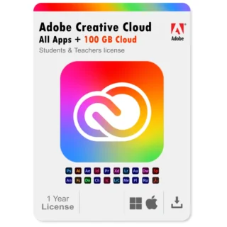 Subscrição Adobe Creative Cloud 1 Ano