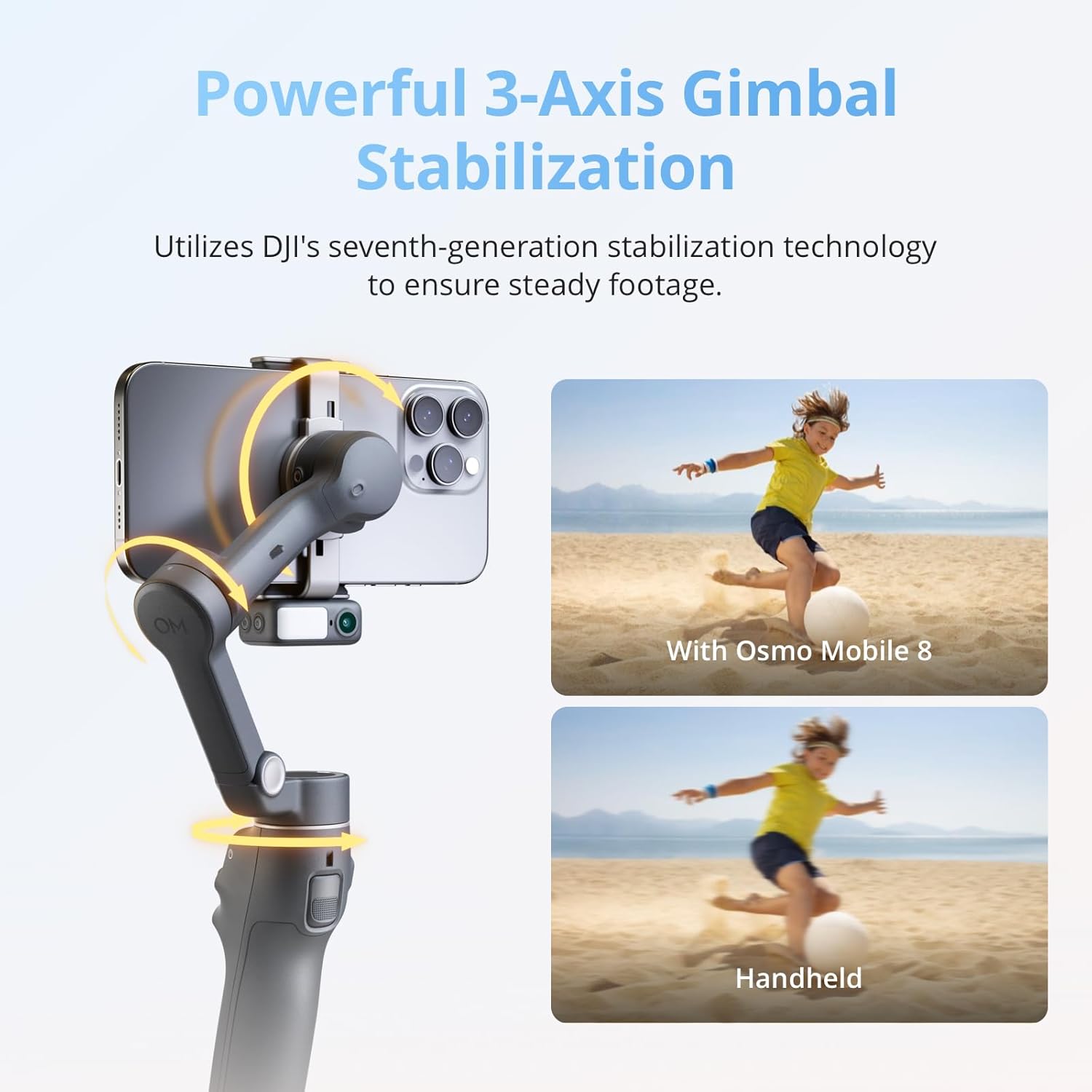 DJI Osmo Mobile 8 Standard Combo, Gimbal Stabilizer - Image 5