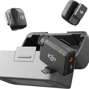 DJI Mic Mini (2 TX + 1 Mobile RX), Wireless Lavalier Microphone