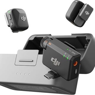 DJI Mic Mini (2 TX + 1 Mobile RX), Wireless Lavalier Microphone