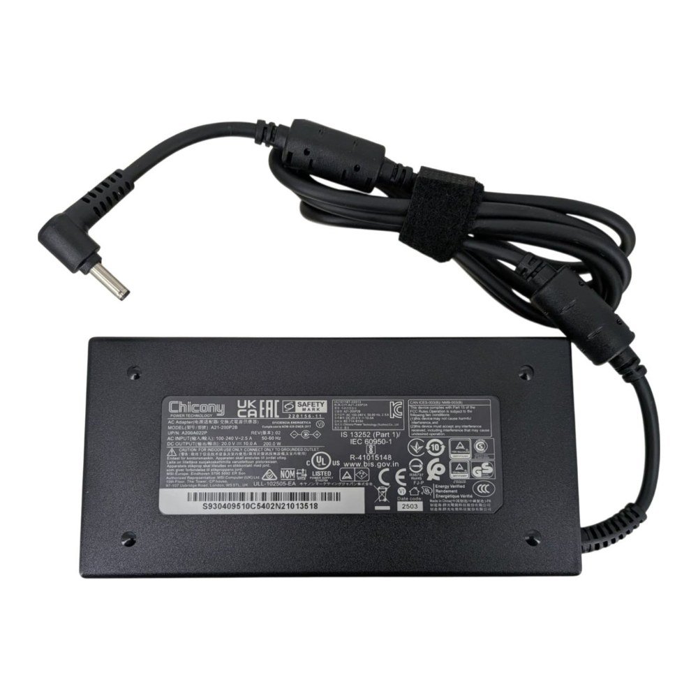 Carregador para Portátil MSI 150 W (20 V 7,5 A) ficha 4,5 × 3,0 mm