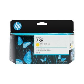 Tinteiro HP 738 Amarelo 130 ml DesignJet 498N7A – embalagem original HP