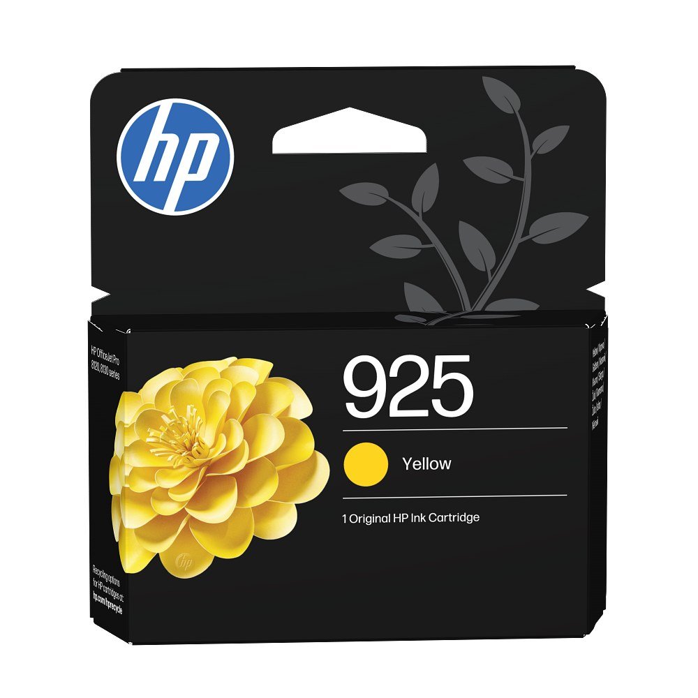 Tinteiro HP 925 Amarelo 4K0V8PE – embalagem original HP