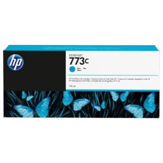 Tinteiro HP 773C Ciano 775 ml DesignJet C1Q42A – embalagem original HP