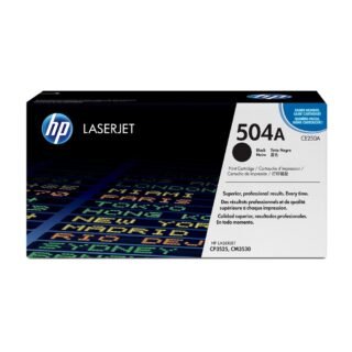 Toner HP 504A Preto CE250A – embalagem original HP