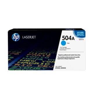 Toner HP 504A Ciano CE251A – embalagem original HP