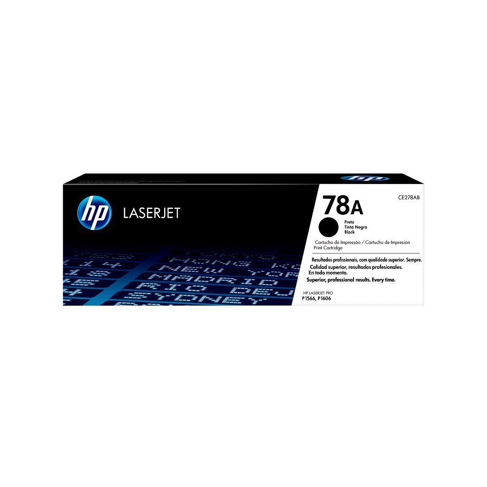 Toner HP 78A Preto CE278A – embalagem original HP