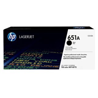 Toner HP 651A Preto CE340A – embalagem original HP