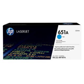 Toner HP 651A Ciano CE341A – embalagem original HP