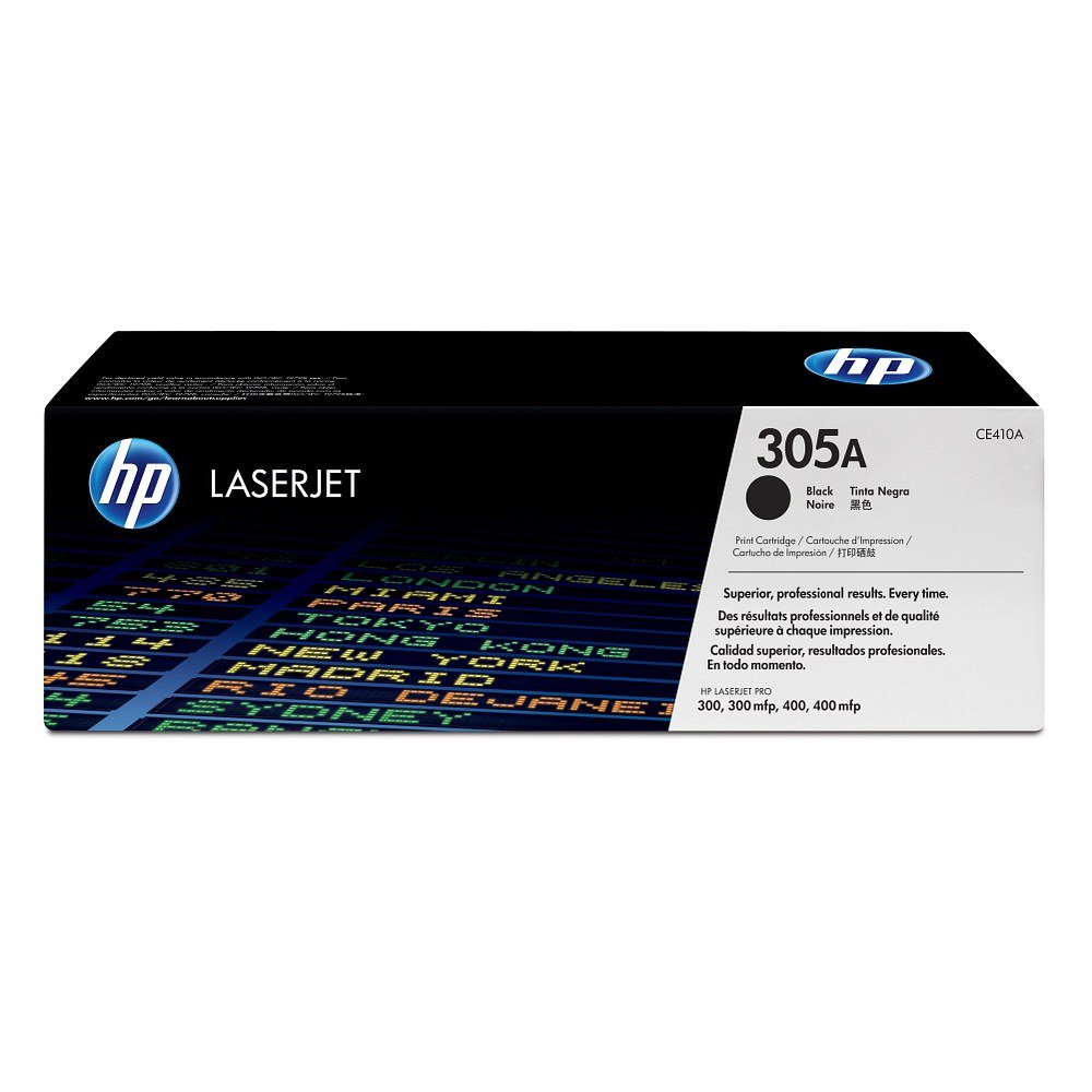 Toner HP 305A Preto CE410A – embalagem original HP