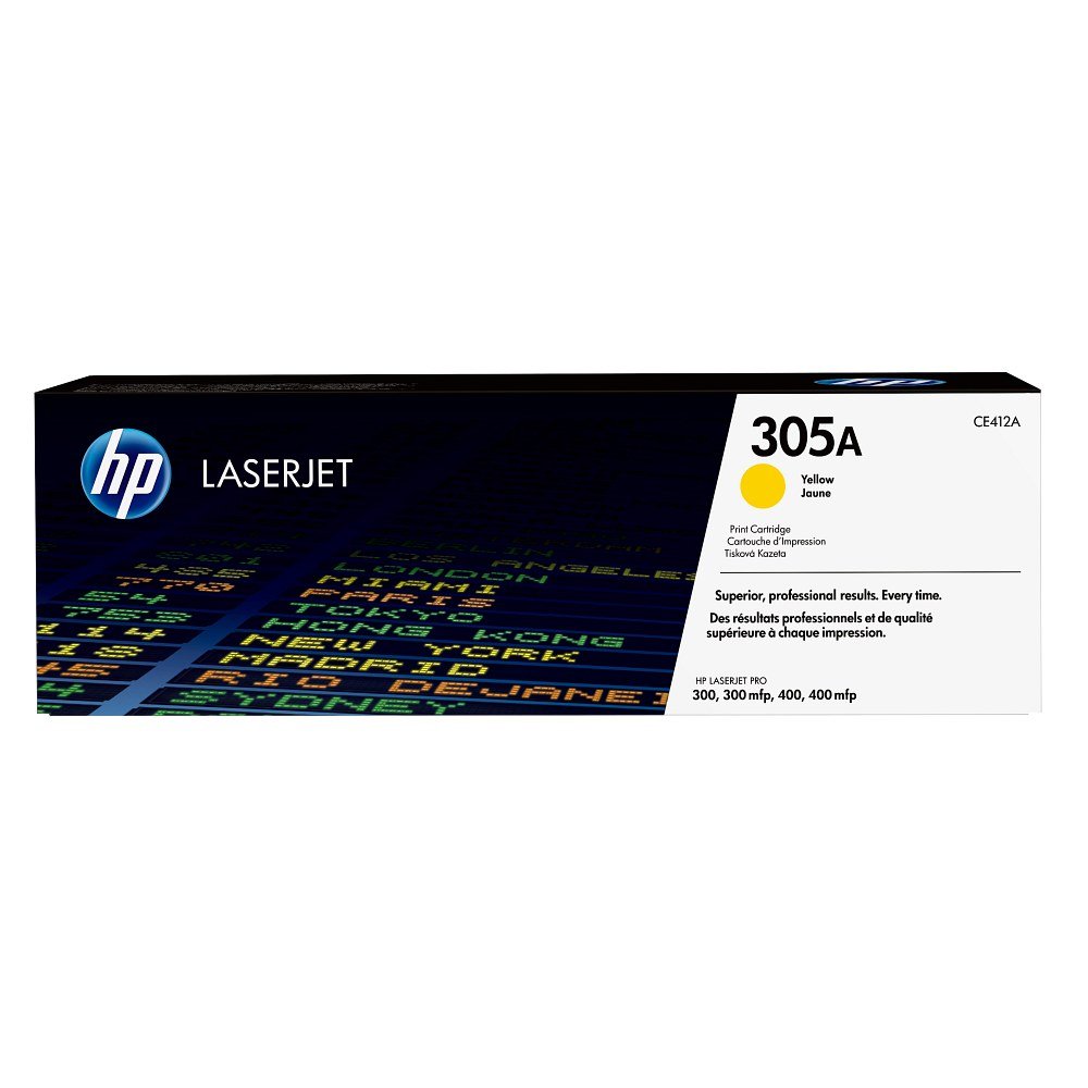 Toner HP 305A Amarelo CE412A – embalagem original HP