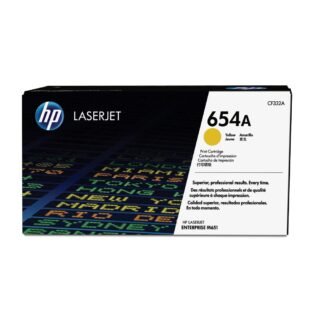 Toner HP 654A Amarelo CF332A – embalagem original HP