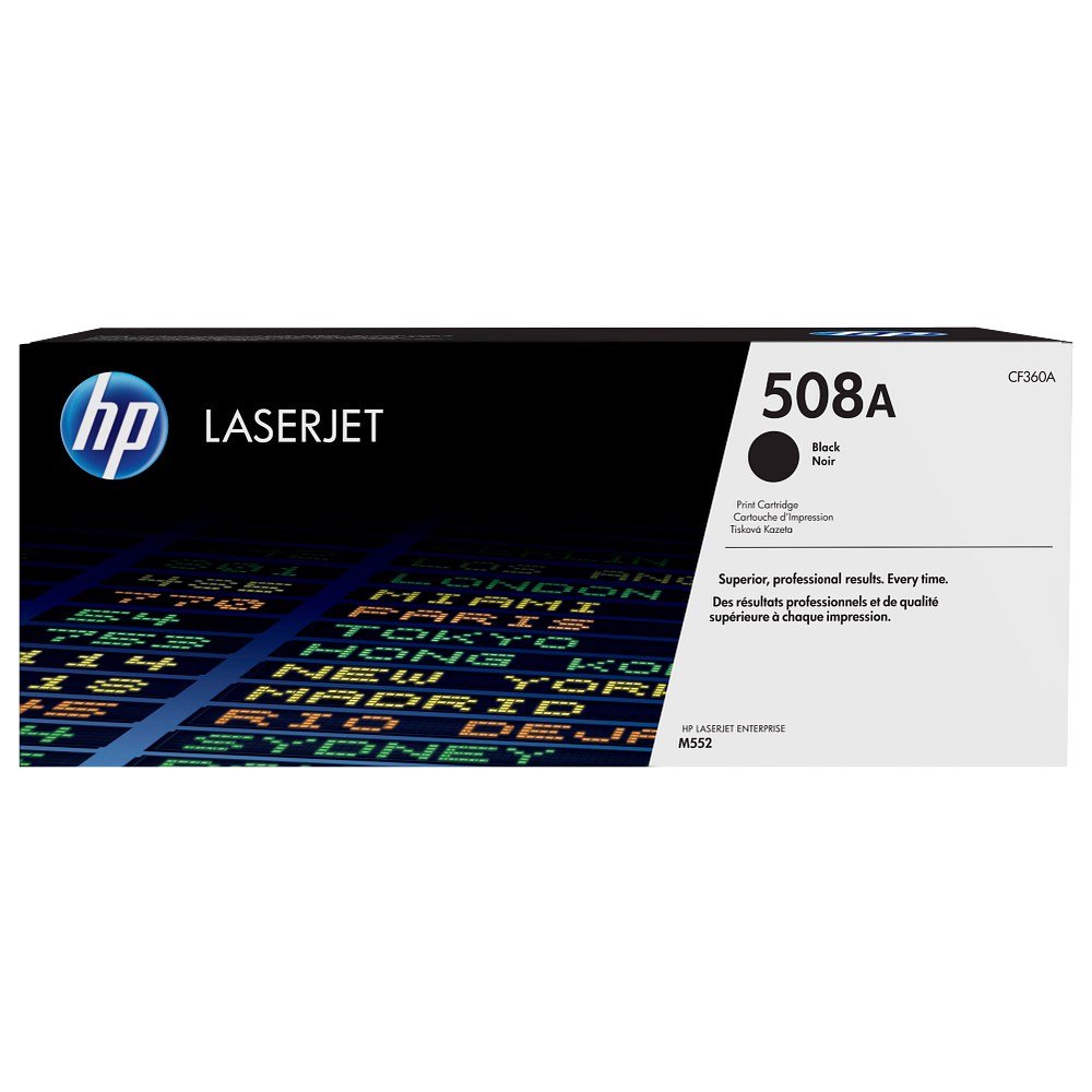 Toner HP 508A Preto CF360A – embalagem original HP