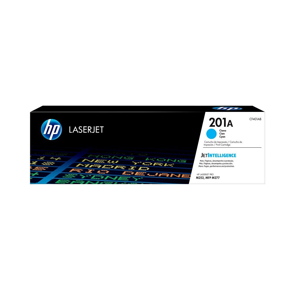 Toner HP 201A Ciano CF401A – embalagem original HP