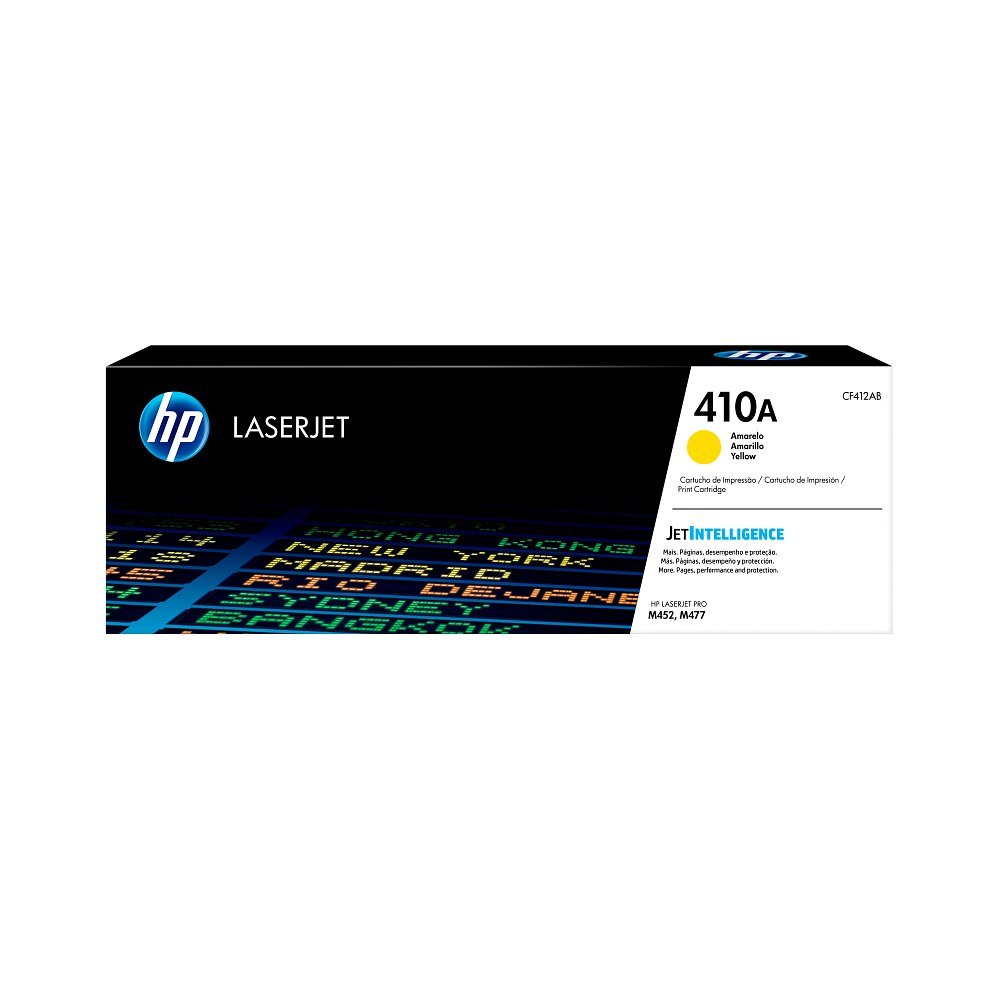 Toner HP 410A Amarelo CF412A – embalagem original HP