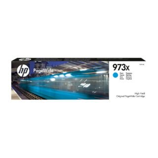 Tinteiro HP 973X Ciano PageWide F6T81AE – embalagem original HP