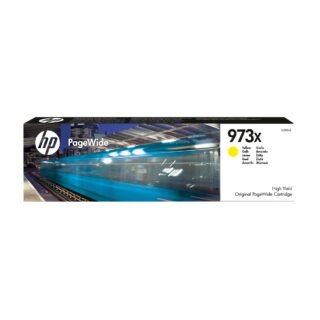 Tinteiro HP 973X Amarelo PageWide F6T83AE – embalagem original HP