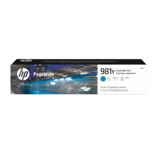 Tinteiro HP 981Y Ciano PageWide L0R13A – embalagem original HP