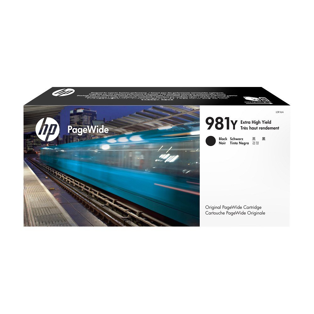 Tinteiro HP 981Y Preto PageWide L0R16A – embalagem original HP