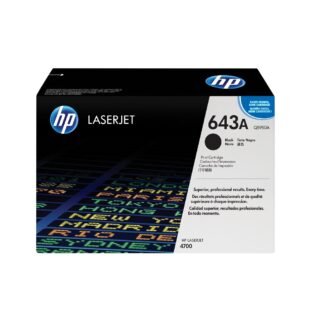 Toner HP 643A Preto Q5950A – embalagem original HP