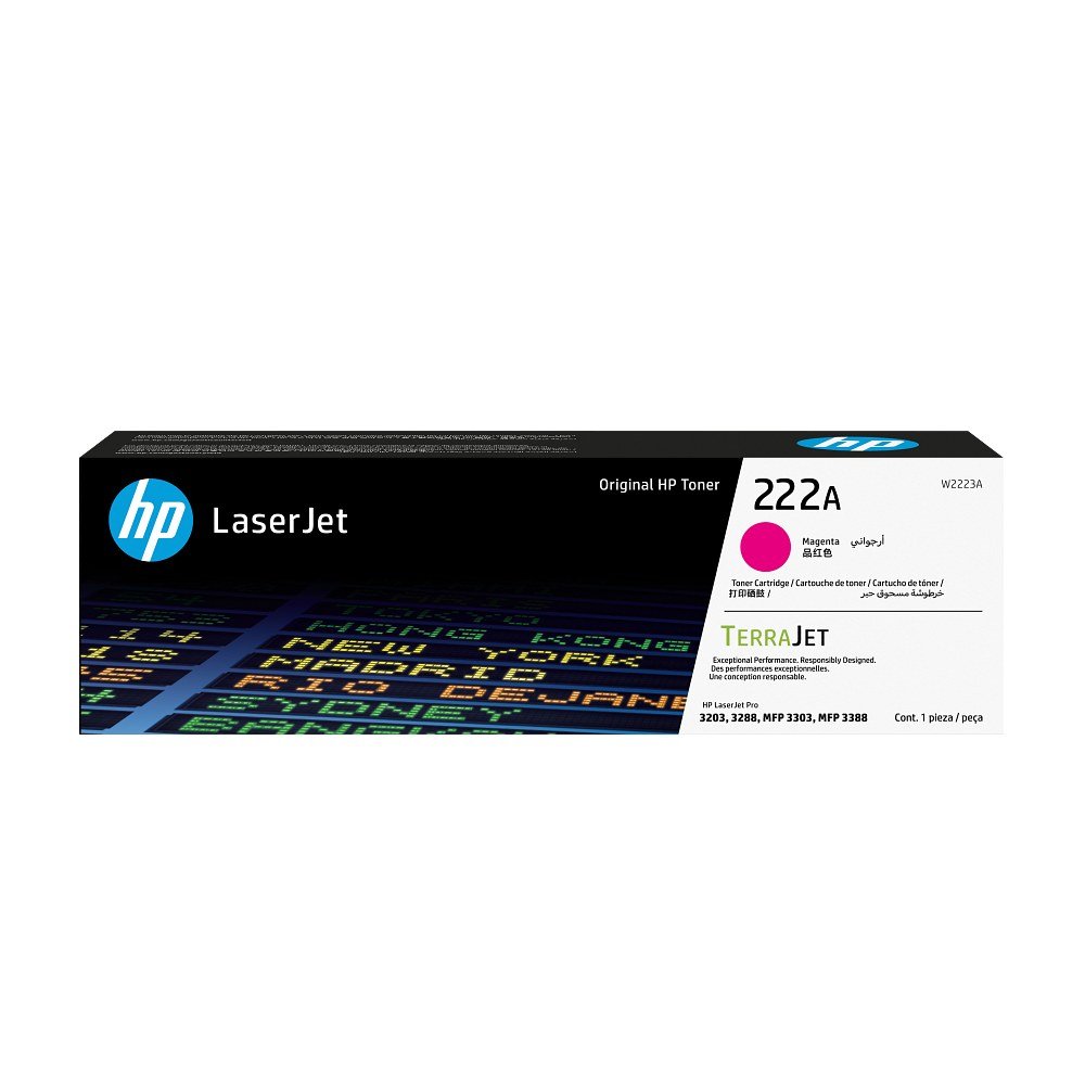 Toner HP 222A Magenta W2223A – embalagem original HP